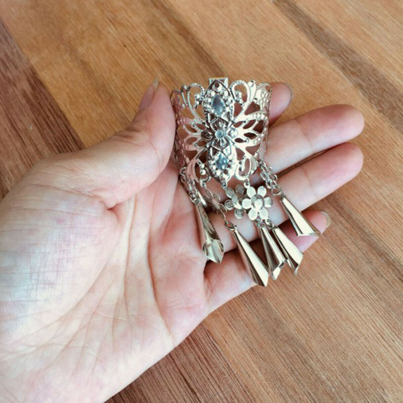 Women Alloy Comb Hair Clips Pin Flower Hairpins Bell Tassel Hairpin Accessories
