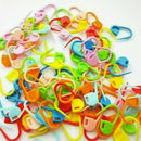 100Pcs Knitting Craft Crochet Locking Stitch Needle Clip Markers Holder_Col Z3K8