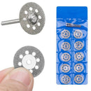20Pcs 22Mm Diamond Cutting Wheel Off Discs With 4 Pcs 3Mm Mandrel For Rotar