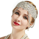 Flapper Headband Roaring 20S Bridal Headpiece 1920S Great Gatsby Accessory