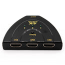 Mini 3 Port 4Kx2K HDMI Switcher 3 Input 1 Output Video Splitter Converter