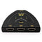 Mini 3 Port 4Kx2K HDMI Switcher 3 Input 1 Output Video Splitter Converter