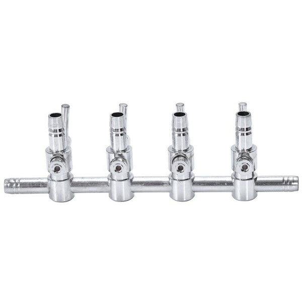 Aquarium Inline Air Flow Pump Splitter Control Valve 4 Way C8A2