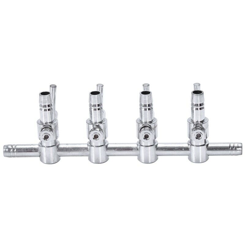 Aquarium Inline Air Flow Pump Splitter Control Valve 4 Way C8A2