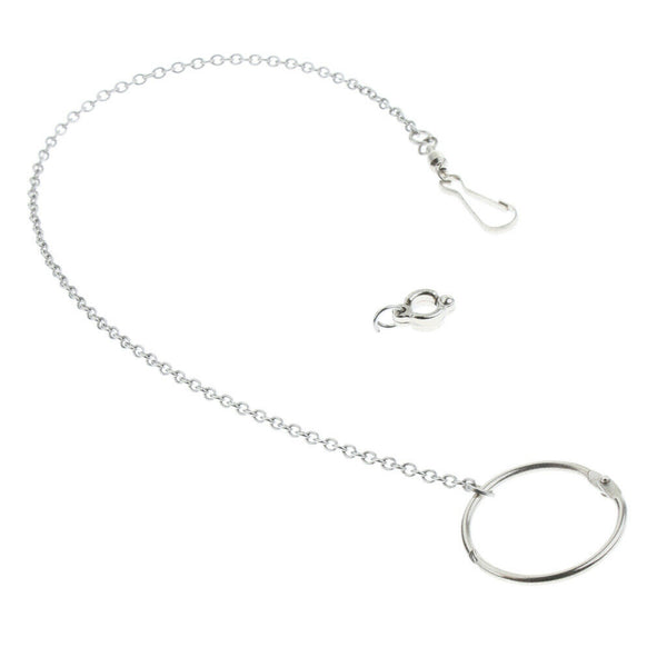 3x Parrot Stainless Steel Eight Rings Anklet Animal Bird Cockatiel