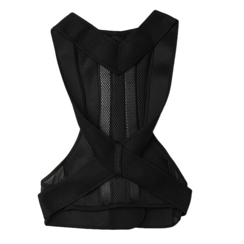 Back Posture Correction Shoulder Corrector Support Brace Belt Therapy Men W H9V7