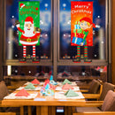Christmas Hanging Flags Door Curtain Festival Decor Banners (Santa Claus) A