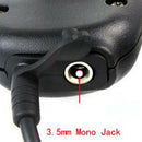 2 Pin Mini PTT Speaker MIC For BAOFENG Kenwood Walkie Talkie BAOFENG UV-5R  E1F9