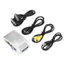 PC Laptop VGA to TV RCA Composite S-video Converter Adapter Switch Box