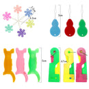 15Pcs/set Plastic Wire Loop DIY Needle Threader Stitch Insertion Hand Machine
