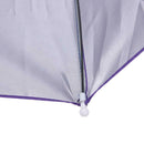 Anti-Rain Elastic Band Head Umbrella Hat Outdoor Sunscreen Tool(Purple) A