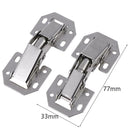 10pcs 3in Bridge Shaped Spring Frog Closet Cabinet Door Hinges No Drilling  A