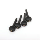 4pcs Ebony Violin Tuning Pegs Tuners with End Pin Fiddle Strings Instrument