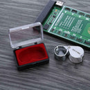 Portable Folding 30X21 Jewelers Magnifier Jewelry Store Magnifying Glass