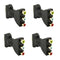 4Pcs HDMI to AV Male to Female Vedio Audio Converter for Home Theater DVD