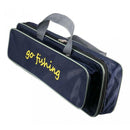 Fishing Rod Reel Case Waterproof Fishing Gear Organizer With Double Zippers