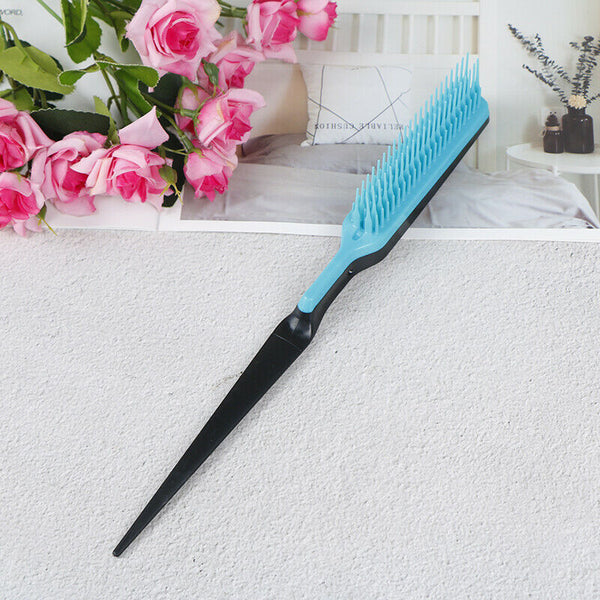 Professional Hairdressing Dense Comb Plastic Fine comb Salon Anti-static  Ew