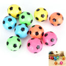 10 Pcs Bouncing Football Ball Rubber Elastic Jumping Soccer Kid Outdoor Toys M&O