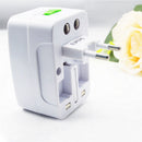 2X World Universal Travel Adapter with USB Convertor wall Plug Power US UK AU EU