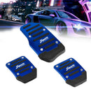 3 Pcs Non Slip Manual Transmission Car Pedal Cover Brake Clutch Accelerator Pad
