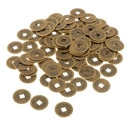 Set of 100 Chinese Lucky Coins Birthday Gifts Office Decor Kangxi Copper