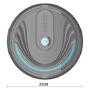 Smart Robot Vacuum Cleaner USB Rechargeable Floor Sweeping Machine (Black) A