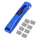 Blue Plastic Handheld Medium Size Fast Clam Clip Dispenser P7O5
