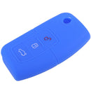 Silicone 3 Button Remote Key Fob Case Shell fit for Ford MK2 Mondeo Kuga Galaxy