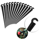 200Pcs/Set 4/7mm Micro Hose Fixed C-Type Holders Drip Irrigation Accessori RLA