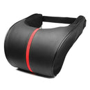 Car Headrest Pu Leather Seat Headrest Memory Foam Pillow Neck Rest Protecti