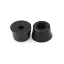 10Pcs 17 x 10mm Round Cabinet Black Rubber Instrument Case Feet Foot Circular M&