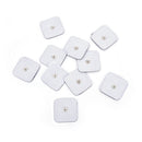 10x Silicone Gel Tens Units Electrode Replacement Pads For Massagers LJ