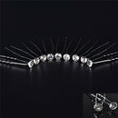 20PCS Clear Crystal Rhinestone Diamante Wedding Bridal Prom Hair Pins Hairpin MO