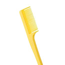Beauty Double-sided Edge Control Hair Comb Eyebrow Brush Combs (Yellow)