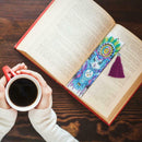 DIY Owl Special Shaped Diamond Painting Leather Bookmark Tassel Book Marks
