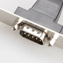 Motherboard RS232 DB9 Pin Com Port Ribbon Serial Cable Connector Bracket