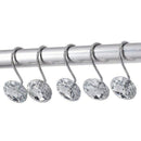 Shower curtain Bling hooks Rings Acrylic Decorative Rhinestones Glass Cryst
