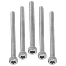 M3x45mm 0.5mm Pitch Bolts Socket Cap Head Hex Key Screws 30pcs D5L5
