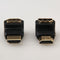 90 Degree + 270 Degree HDMI Male to Female Right Angle Adapter Connector