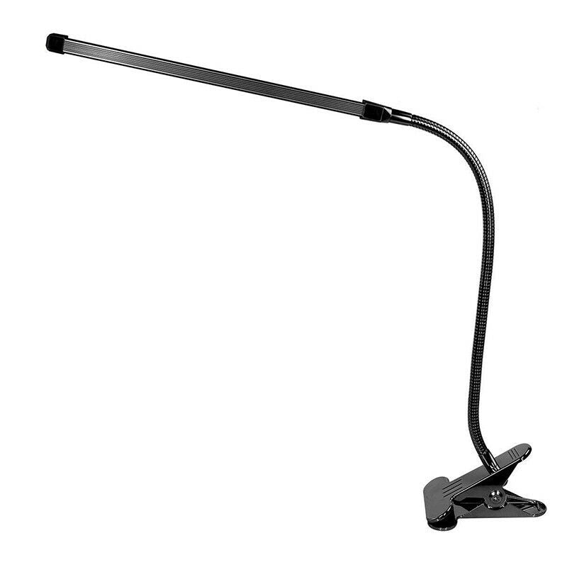8W LED Clip on Lamp, Desk Light with 3 Modes 2M Cable Dimmer 10 Levels Clam N9W2