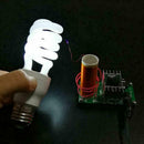 Mini Tesla Coil Plasma Speaker DIY Kit 15W DIY Kits Ball With Stainless V6X4