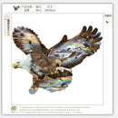5D Round Diamond Painting Eagle Animal Embroidery Cross Stitch Home Decor