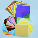 Origami Paper 50 Vivid Colors Double-Sided 200 Sheets Premium Quality 15cmx
