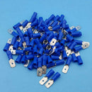 200Pcs MDD2-250 16-14AWG Insulated Quick Disconnects Crimp Terminals Blue