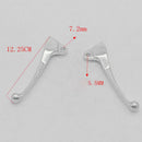 Brake Lever Set Front Rear Chrome Alloy for Yamaha PW50 PW 50 Yzinger