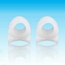 2x Toe Pad Bunion Gel Separator Overlap Silicone Corrector Pain Relief Fu XHD