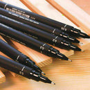 6Pc Micron Fine Line Pen 005 01 02 03 05 08 BRUSH Art Supplies Tools-! N5B2 S0B6