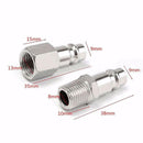 Set of 6pcs Quick Coupler Set Air Hose Connector Fittings 1/4'' NPT Tools