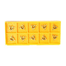 10pcs 11ER A60 Carbide Inserts for MGEHR/MGIVR Lathe Grooving Cut-Off Tool