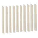Replacement Set of 10 Ivory Uncut Cattle Bone 80mm Saddles for Guitar Parts